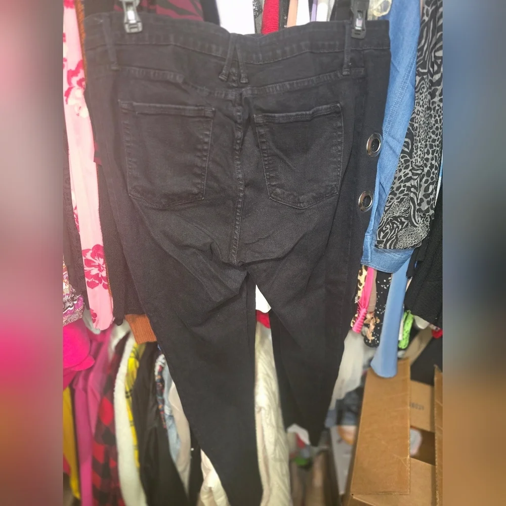 Good American Good Waist Grommet Skinny Jeans 18 - Picture 5 of 5